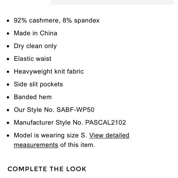 Sablyn Pascal Cashmere Sweatpants, Size M - Picture 4 of 8